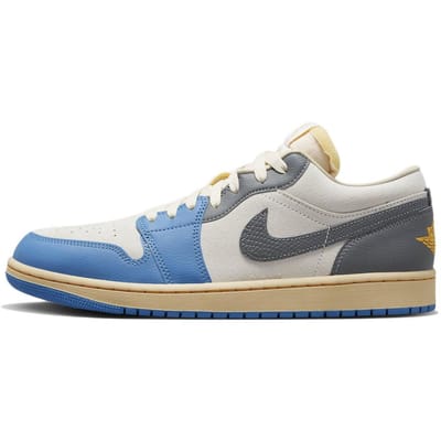 Air Jordan 1 Low SE Tokyo 96 Heren Sneakers Wit Nederlands-Blauw Rookgrijs DZ5376-469 40