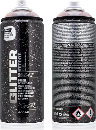 Montana Glitter Effect Dusty Gold - Glitterspray Spuitbus - Spuitbus Glitter 400ml - Glitter Goud Transparant