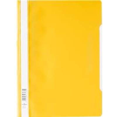 DURABLE snelhechtmap met snelhechter, A4, polypropeen, 50 st., geel