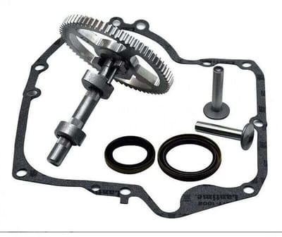 Geschikt voor Briggs & Stratton nokkenassen 793880, 793583, 792681, 791942, 795102; nokkenasvervangingsset met oliekeerring 795387; en Ruikalucky carterpakking 697110 LKBD.