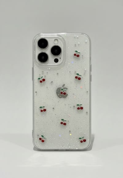 Hoesje iPhone 16 met kersjes / kersen / cherries