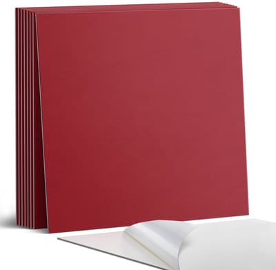 Coloray Plaktegels - Claret Portugese Tegels - 30 cm x 30 cm - Claret Plaktegels - 9 stuks - Vierkant PVC Tegels - Plaktegels Keuken - Zelfklevende Vloertegels - Vinyltegels Vloer Zelfklevend - Zelfklevende Tegels