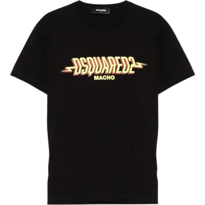Dsquared2 Macho Logo Cool Fit Zwart T-shirt