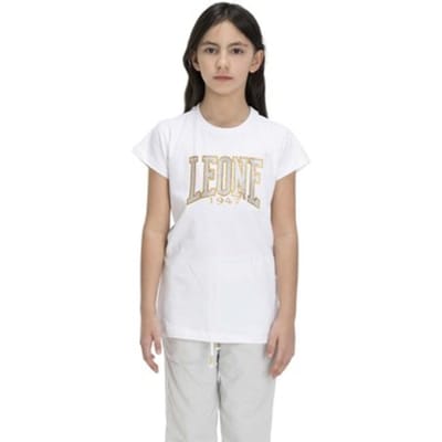 T-shirt Korte Mouw Leone 1947 Girl Short Sleeves Shiny
