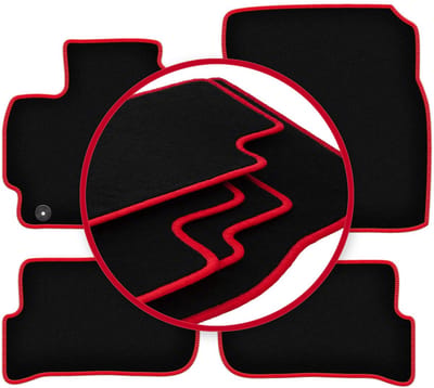 CARLUX-RED automatten voor: Mitsubishi Space Star II hatchback (2013-)