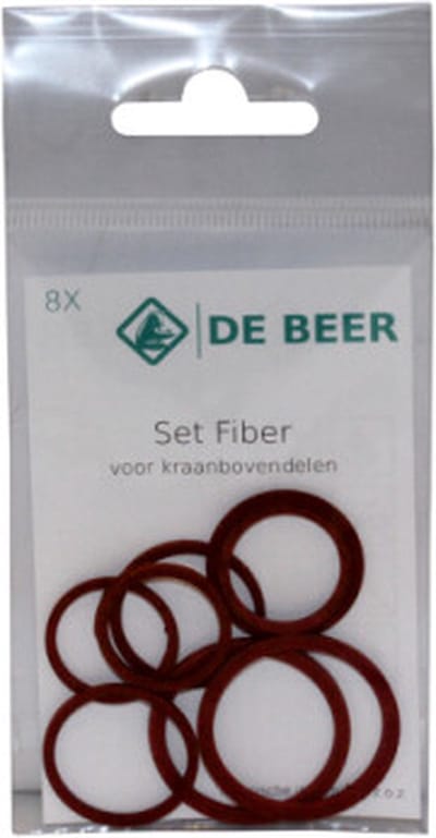 De Beer sanitair ringen voor Kranen artikel 17.4250-988 rode sanitair ringen bovenkranen