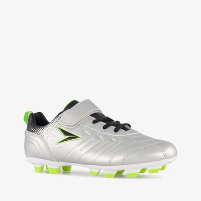 Dutchy Top-Spin kinder voetbalschoenen zilver - Maat 28 - Uitneembare zool