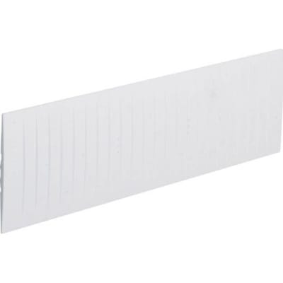 ZZ35S HAGER afdekstrips ZZ35S vergrendelbaar Afdekstrips Kunststof Zuiver wit (RAL 9010) 1 stuk(s)