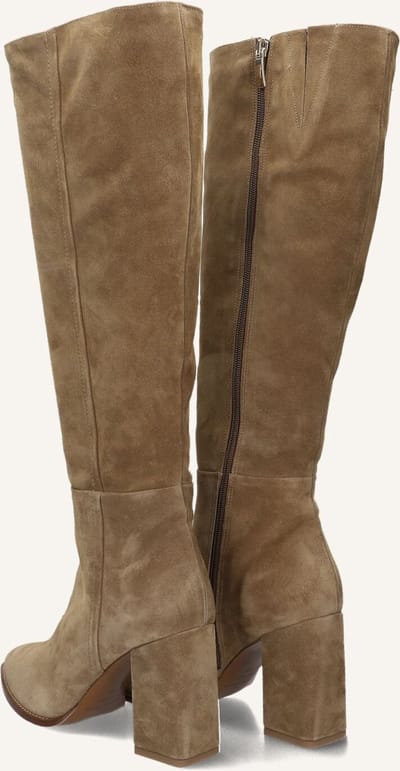 Notre-V 46994 Laarzen - Suède - Dames - Camel - Maat 35