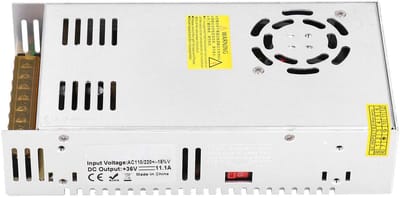 Dailygoody - Stroomvoorziening - Verstelbare DC Power Voltage Converter - Roestvrij staal - Ideaal voor Router - 400 W 36 V 11A - Geschikt voor St...