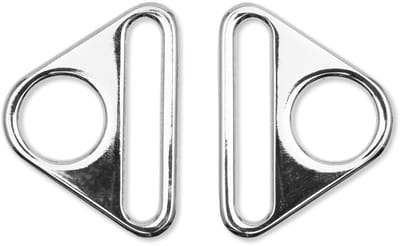 PRYM Driehoek-ring met gleuf 40mm zilverkleurig 615838 - Prym