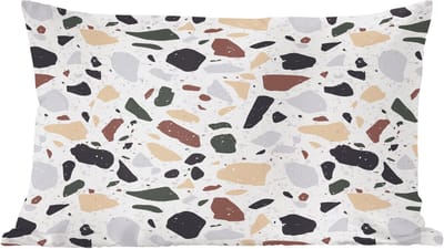 Sierkussens - Kussentjes Woonkamer - 60x40 cm - Terrazzo - Patroon - Kleurrijk - Klei