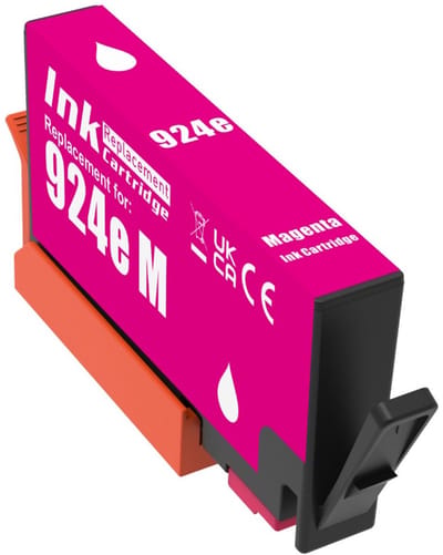Inktcartridge geschikt voor HP 924 XL | 1x Magenta geschikt voor HP 924 EvoMore - 924E - HP OfficeJet Pro 8120 - 8122 - 8123 - 8125 - 8128 - 8130 - 8132 - 8133 - 8134 - 8135