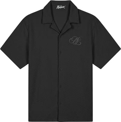 Malelions Diagonal Seersucker Shirt