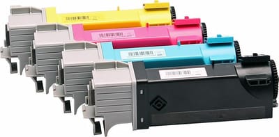 Set 4x ABC huismerk toner geschikt voor Dell 2150 2155 Dell 2150cn 2150cdn 2155cn Dell 2155cdn