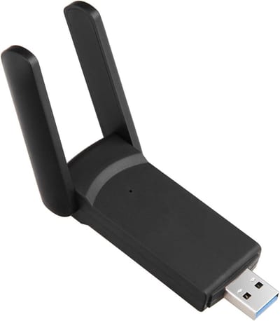 Wifi USB Adapter - Internetstick Laptop - Snelle Internetverbinding - Dual Band Antennes - 1300 Mbps - Standaard