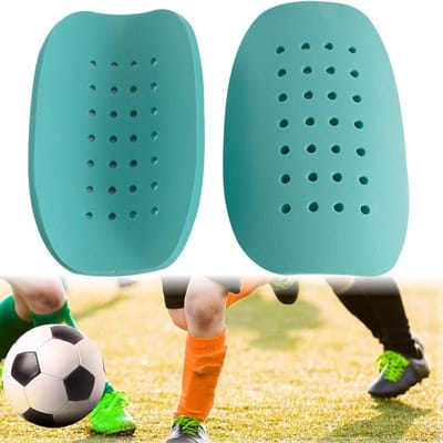 Dailygoods- Scheenbeschermers Kind - Duurzaam EVA - Ergonomisch Design - Lichtgewicht - Ademend - Betrouwbare Bescherming - Voetbalscheenbeschermers