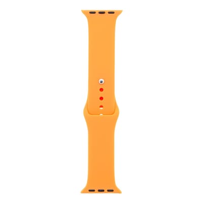 smartwatch bandje Silicoon voor watch bandje – Oranje – Geschikt Voor 42 / 44 / 49mm – Smartwatch Siliconen Bandje