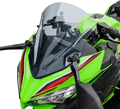 Hoogwaardige PC kunststof windscherm voor Kawasaki Ninja 400 2018-2019 met houder en geluidsisolatie, ideaal voor motorrijders