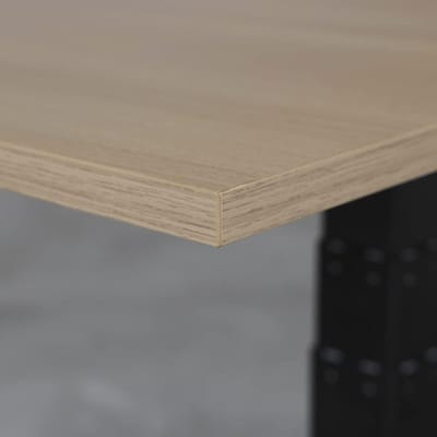 Bureaublad Eiken - Werkblad Bureau - Thuiswerkplek Inrichten - Elektrisch Verstelbaar - 180 x 80 cm - Natuurlijk Eiken