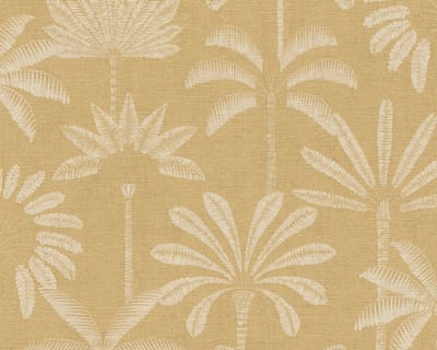 PALMBOMEN BEHANG | Grafisch - Beige Crème - A.S. Création Cuba II