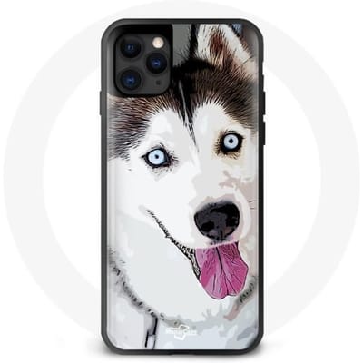 Schor Zwarte Witte Iphone 11 Hoesje Blauwe Ogen
