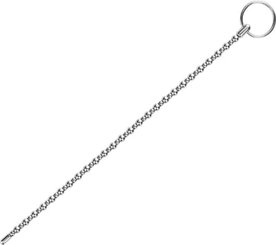 Fixxx - Extra Lange Bolletjes Penis Plug - 315 mm - Zilver
