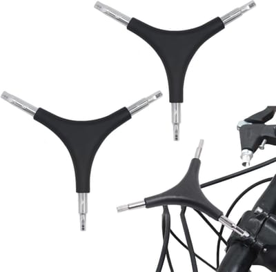 2 Stks 3-weg Hex Inbussleutel, Draagbare Drieweg Inbussleutel Voor Fiets Maintance Reparatie, Fietsgereedschap, Fietsaccessoires