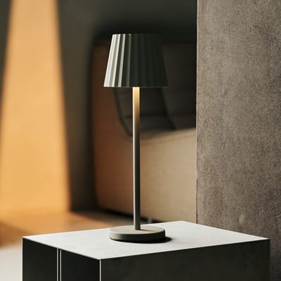 Tavellio Maya Oplaadbare Tafellamp – H36 – USB-C – Tot 120 branduren – Schaduw Grijs