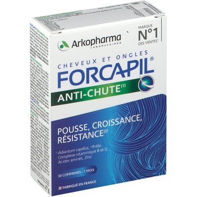 Arkopharma - Forcapil Tegen Haaruitval Om Haaruitval Tegen te gaan en de Groei en Weerstand Terug te Vinden – 30 Tabletten 1 Maand