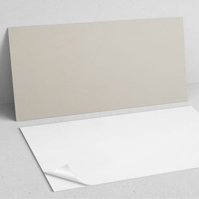 Coloray Wandpanelen Zelfklevend - Lichtcrème kleur PVC Wandpaneel - 100 cm x 50 cm - Romig Wandbekleding Zelfklevend - 1 stuk - Eénkleurige Wandpanelen Zelfklevend - Wandbord Keuken - Wandpaneel Badkamer