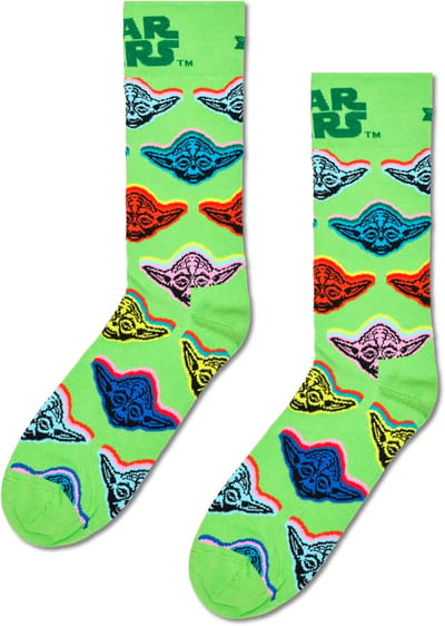 Happy Socks 1paar sokken - Heren & Dames - Maat 36-40 - Star Wars Special Edition - Yoda