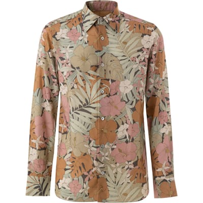 Bloem Afdrukken Shirt Multicolor Tom Ford