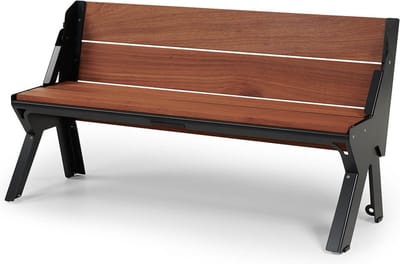 Spinwood Tuinbank | Picknicktafel | ineenhandomdraai | Tuintafel | 3-Personen | Mahogany Sapele Hout