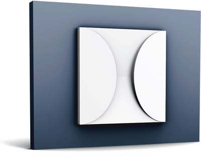 3d muurpaneel Orac Decor W107 MODERN CIRCLE wandpaneel sierelement modern design wit