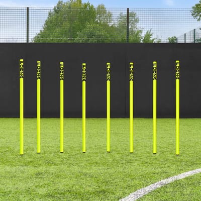 Voetbal Slalom Trainingspalen - Hoogte Keuze 100cm/170cm - Duurzaam PVC
