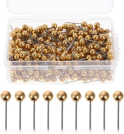 400 Stuks Decoratieve Push Pins voor Naaien en Foto's - Veelkleurige Punaises voor School en Thuisgebruik