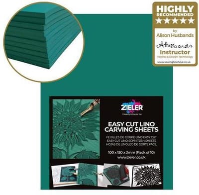 Zieler Linoleum sheet A6 10 pcs.