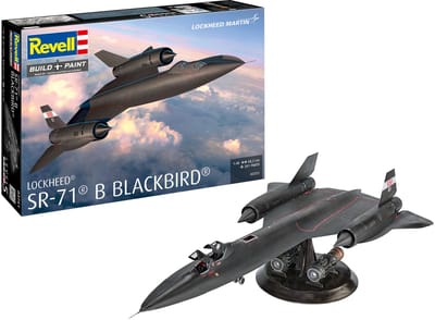 Revell Modelbouwpakket Vliegtuigen - 03751 Lockheed SR-71B Blackbird - Amerikaans Straalvliegtuig Plastic - 1:48 - Modelbouw