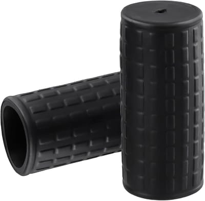 Kruiwagen Handgrepen - Rubberen Grepen - Comfortabel Werken - Antislip Ontwerp - Set van 2 - Zwart