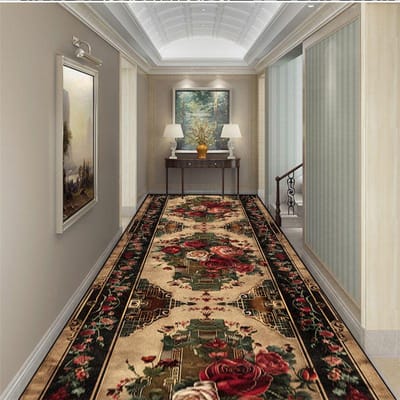 Luxe Lange Gang Tapijt Antislip Trappenhuis Hal Europese Decoratie Loper Wasbaar Gangpad Keukenmat Aanpasbaar 160*200cm