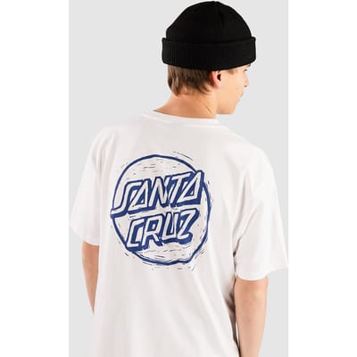Santa Cruz Stamped Opus T-Shirt wit