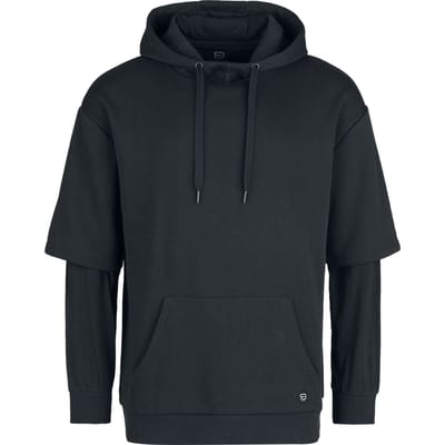 R.E.D. by EMP Trui met capuchon - Double Layer Look Hoodie - S tot XXL - voor Mannen - zwart