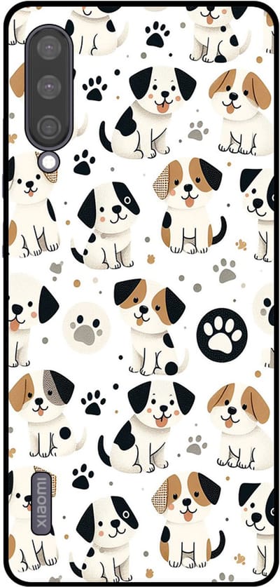Smartphonica Telefoonhoesje Geschikt voor Xiaomi Mi A3 met honden opdruk - TPU backcover case dog design geschikt voor Xiaomi Mi A3