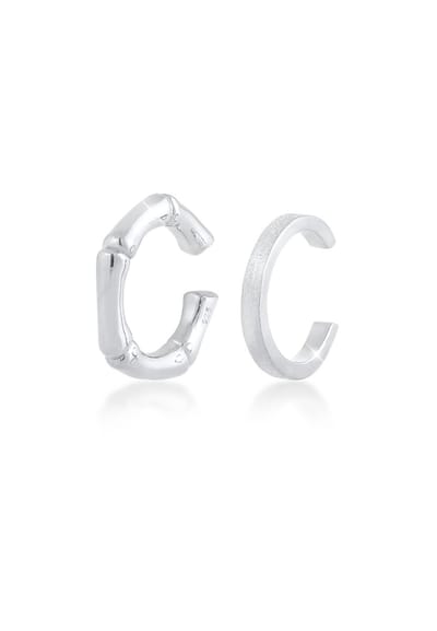 Elli oorhangers Dames Earcuff Bamboe Minimaal Basic Zomer in 925 Sterling Zilver