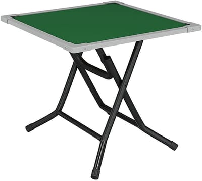 Mahjong tafel - Opvouwbare speeltafel - Spelavonden organiseren - Verhoogde randen - 3464 x 3464 cm - Groen