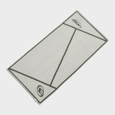 Bullpadel handdoek 100x50cm - lichtgroen / khaki