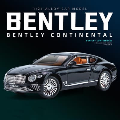 1:24 Bentley Continental Gt Mulsanne Gt Alliage Métal Moulé Sous Pression Modèle Voiture Décoration Maison & Ornements Bureau Ordinateur Cadeaux de Fête