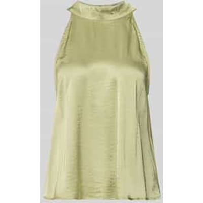 Blousetop van satijn met viscose,