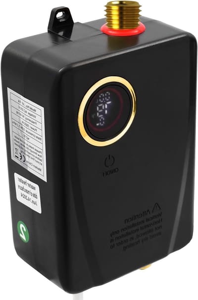 Elektrische Doorstroomboiler - Directe Boiler Keuken - Direct Warm Water - LED Touchscreen - 11.6 x 7 x 19.5 cm